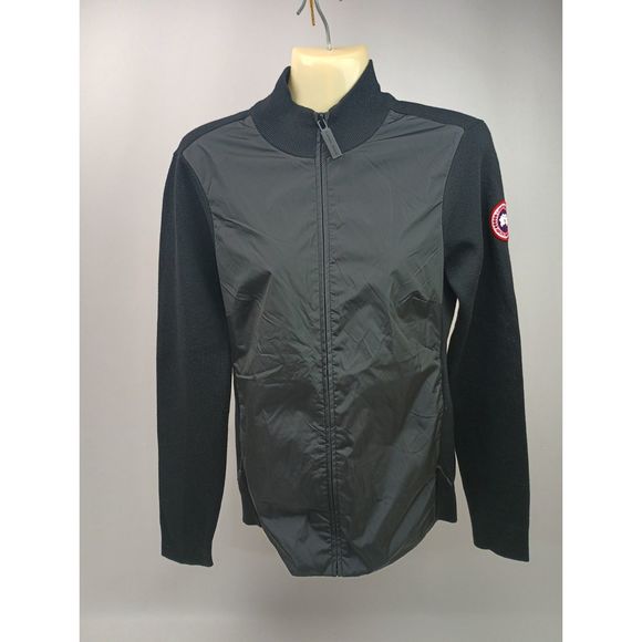 Canada Goose Women's Black WindBridge Full Zip Sweater Jacket Size XS 6834L